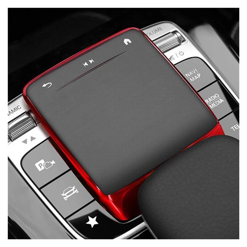 PanelMittelkonsole Für Benz AB Für CLA Für GLE Für GLS Für GLB Klasse W177 W247 C118 W167 Auto Zubehör TPU Center Control Maus Screen Protector Abdeckung Innenraum Abdeckung Trim(Red) von IMMLSX