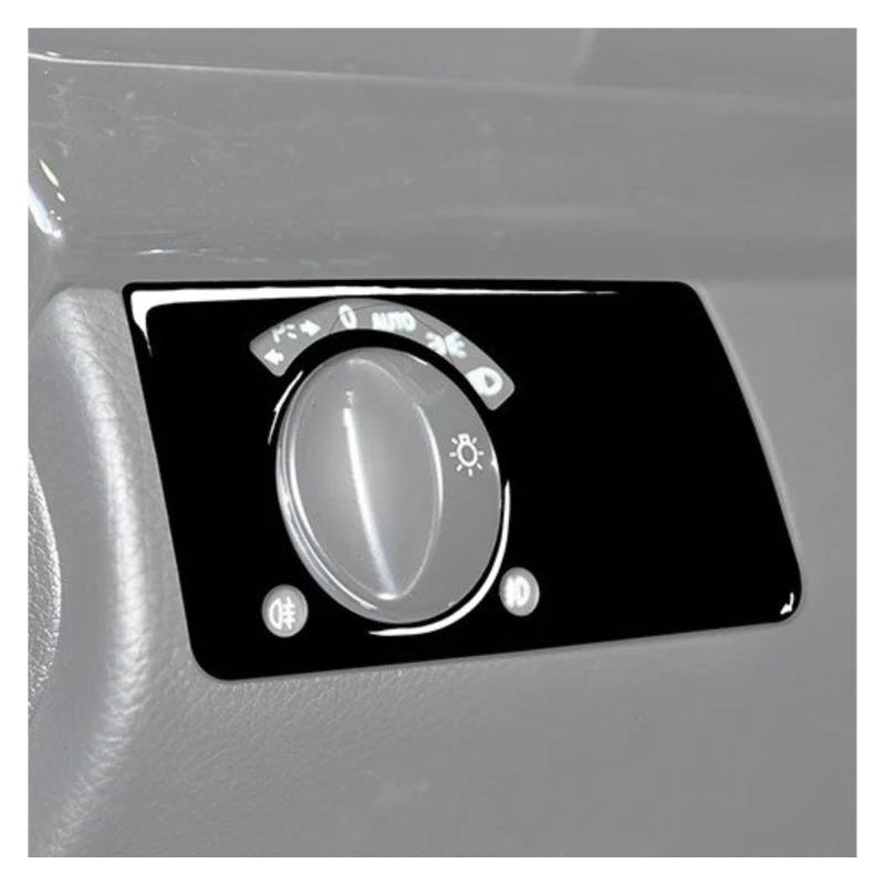 PanelMittelkonsole Für Benz Für E-Klasse W211 2003-2009 Klavier Schwarz Zentrale Steuerung Klimaanlage Outlet Scheinwerfer Schalter Panel Trim Aufkleber Innenraum Abdeckung Trim(LHD A) von IMMLSX