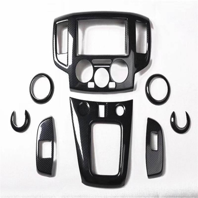 PanelMittelkonsole Für Nissan Für NV200 2010-2018 RHD Auto Innen Zubehör Dashboard Zentrale Panle Trim Getriebe Shift Fenster Schalter Air Vent Abdeckung Innenraum Abdeckung Trim(8PCS A) von IMMLSX