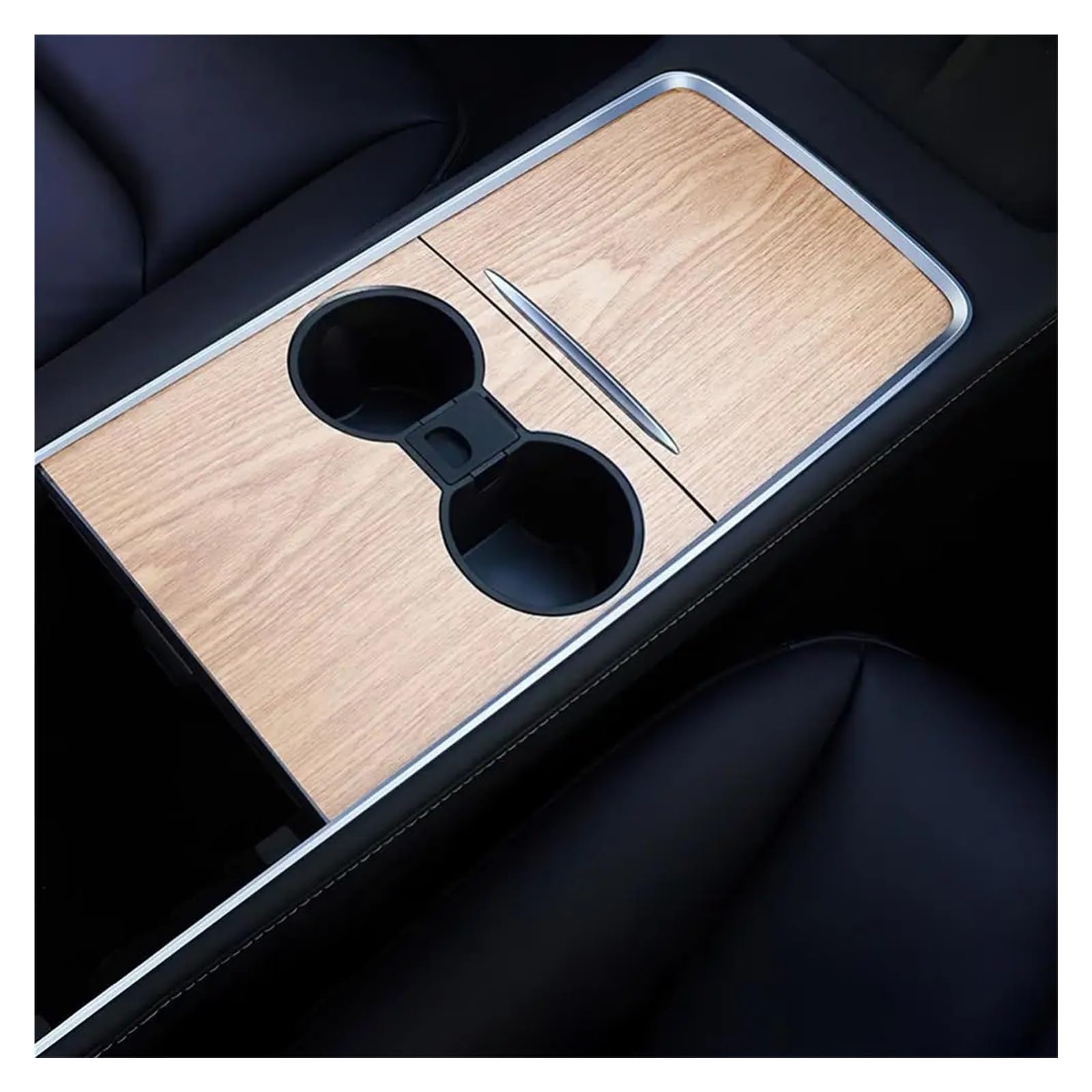 PanelMittelkonsole Für Tesla Für Modell 3 Y 2023 2021 2022 Wildleder Center Console Cover Protector Zentrale Steuerung Wrap Panel Aufkleber Film Auto Zubehör Innenraum Abdeckung Trim(Wood Grain Color) von IMMLSX