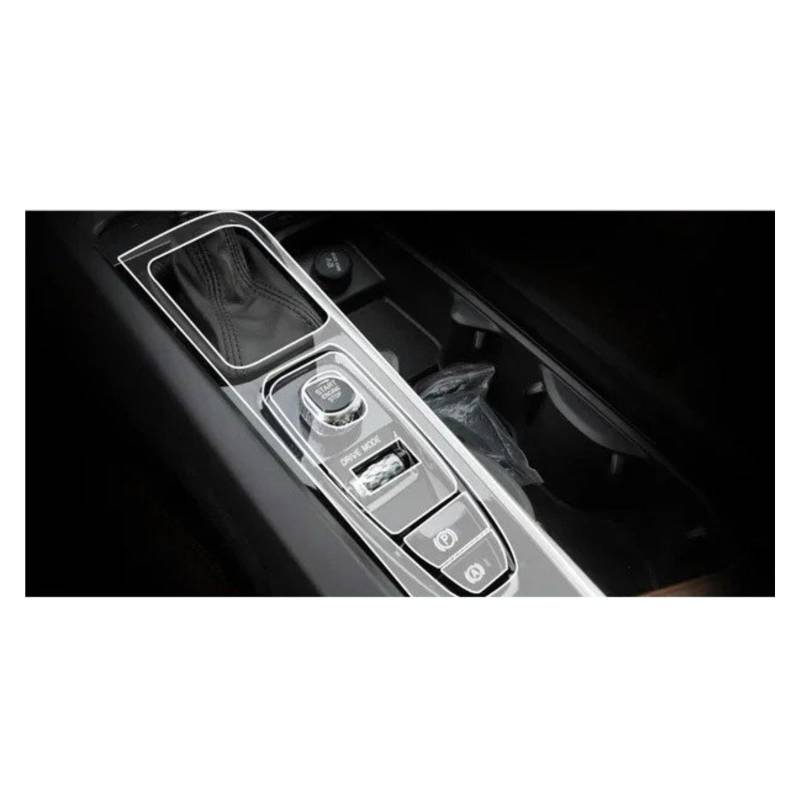 PanelMittelkonsole Für Volvo Für XC60 TPU Transparent Film Auto Innen Schutz Aufkleber Center Control Gear Outlet Navigation Dashboard Panel Innenraum Abdeckung Trim(60 Gear 2018-2021) von IMMLSX