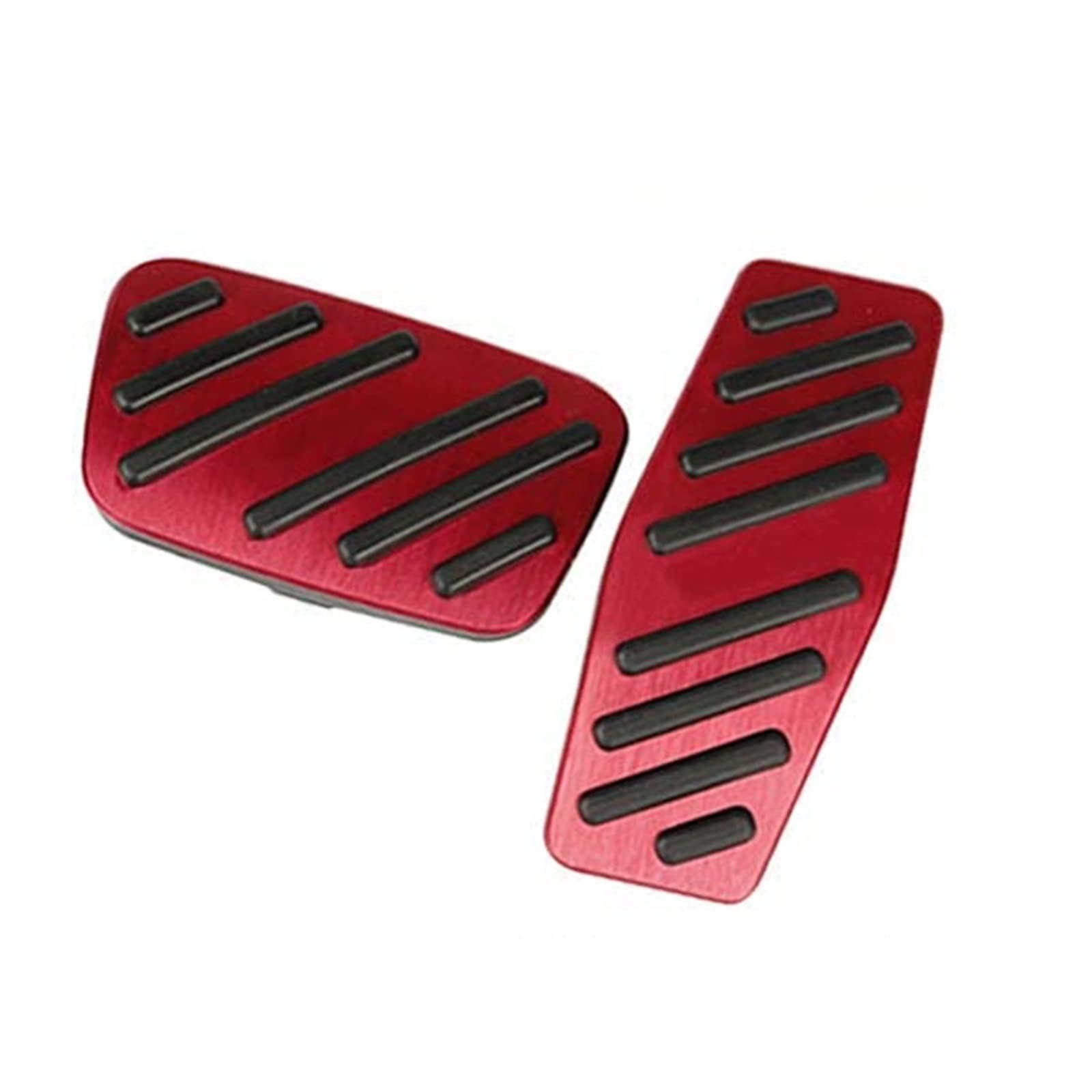 Pedalauflagen Für Chevrolet Für Blazer 2019-2022 2X Edelstahl Auto Fuß Pedale Gas Beschleuniger Bremse Nicht-slip Pedal Abdeckung Teile Pedalabdeckung(Red) von IMMLSX