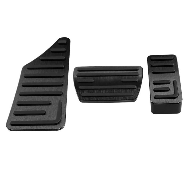 Pedale Abdeckung Für HR-V Für HRV Für HR V 2021 2022 2023 Aluminiumlegierung Auto Fußstütze Pedal Gaspedal Bremspedalabdeckung rutschfeste Pads Zubehör Pedalabdeckung Pedalkappen(3PCS Black) von IMMLSX