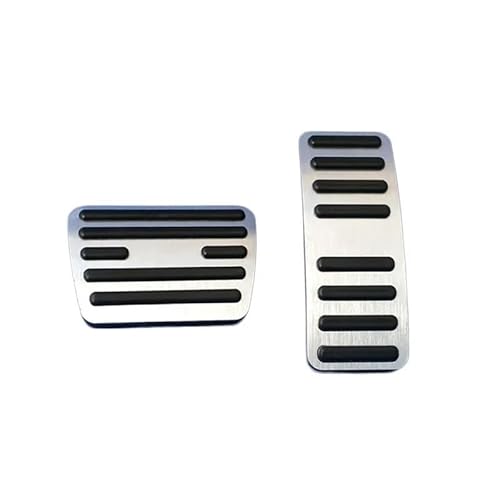 Pedale Abdeckung Für MG GT MG5 Für MGGT 2021 2022 2023 Auto Accelerator Gas Pedal Non Slip Pad Abdeckung Bremspedal Kupplung Pedale Auto Zubehör Pedalabdeckung Pedalkappen(Silvery) von IMMLSX