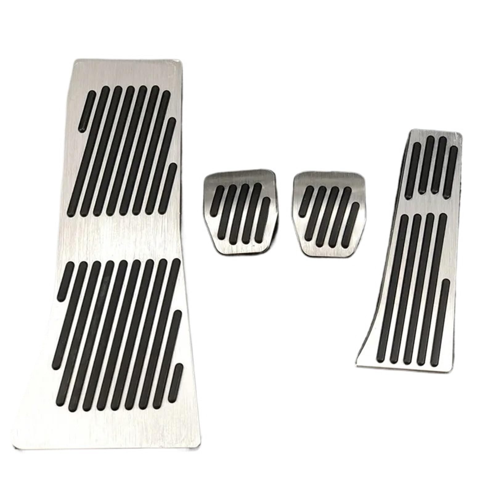 Pedale Abdeckung Für X5 Für X6 E53 E70 E71 E72 F15 F16 Accelerator Gas Brems Fußstütze Pedal Abdeckung Pad Auto-Styling Zubehör Pedalabdeckung Pedalkappen(Drill MT 4pcs Silver) von IMMLSX