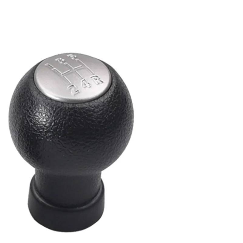 Schaltknauf Knauf Für Suzuki Für Swift 2005-2010 Für Suzuki Für S-Cross Für SX4 Für Alto Auto Schaltknauf Schalthebel Stick Knob Autoteile 5 Gang Manuell Schaltknauf Kappe(D Dumb Silver) von IMMLSX