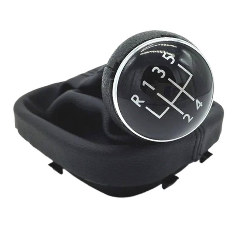 Schaltknauf Knauf Für VW Für Caddy 2 MK2 Für Touran 2004 2005 2006 2007 2008 2009 2011 2012 2013 2014 2015 Auto Styling Getriebe Stick Schaltknauf Gaitor Boot Schaltknauf Kappe(A Model 5 SpeedA) von IMMLSX