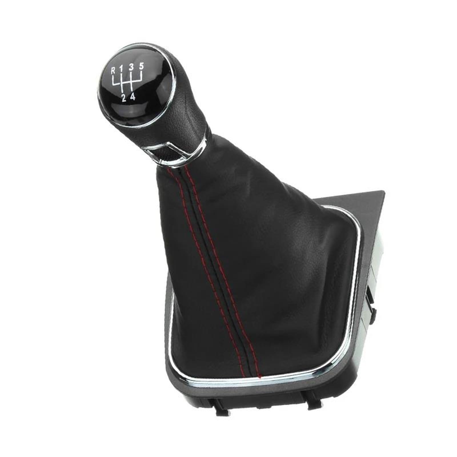 Schaltknauf Knauf Für VW Für Golf 5 Geschwindigkeit 5/6 Auto Manuelle Getriebe Kopf Schaltknauf Shifter Hebel Stick PU Gamasche Boot Abdeckung Ball Kopf Hand Ball Auto Schaltknäufe von IMMLSX