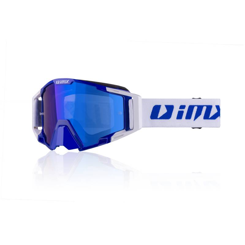 IMX RACING SAND Motorrad Schutzbrille | Iridium und Klares Visier inklusive | Anti-Beschlag und Anti-Kratz Linse | Nasenschutz | Breites 45mm Band mit Silikondruck | Drei Lagen Schaum von IMX RACING