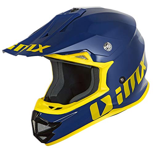 iMX FMX Motorradhelm für Motocross FMX Enduro Polycarbonatschale Abnehmbare Wangenpolster und Belüftung mit Helmfutter ECE-Zulassung von IMX RACING