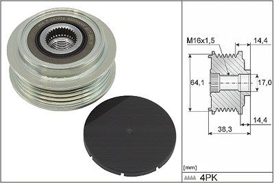 Schaeffler Ina Generatorfreilauf [Hersteller-Nr. 535035010] für Mercedes-Benz von Schaeffler INA