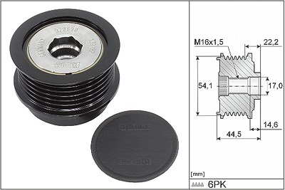 Schaeffler Ina Generatorfreilauf [Hersteller-Nr. 535035210] für Ford von Schaeffler INA