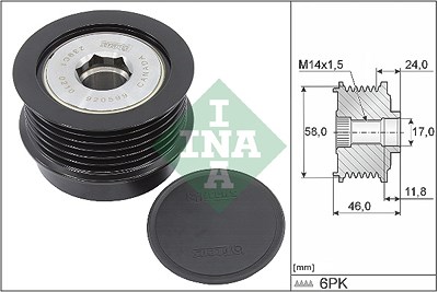 Schaeffler Ina Generatorfreilauf [Hersteller-Nr. 535035510] für Chrysler von Schaeffler INA