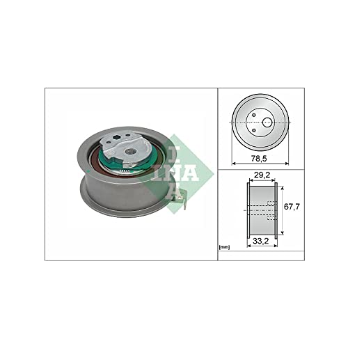 INA 531 0927 10 - Spannrolle, Zahnriemen von INA