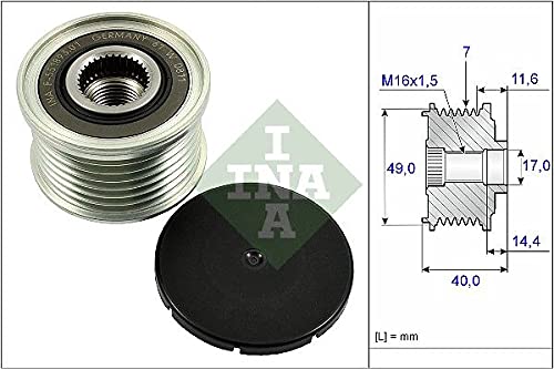 INA 535025410 Riemenscheibe Lichtmaschine VL von INA