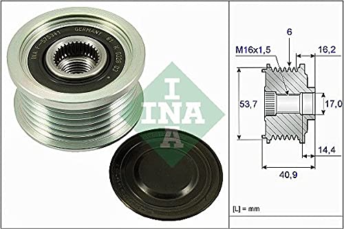 INA 535027010 Riemenscheibe Lichtmaschine VL von INA