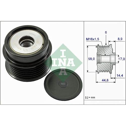 INA 535027110 Riemenscheibe Lichtmaschine VL von INA