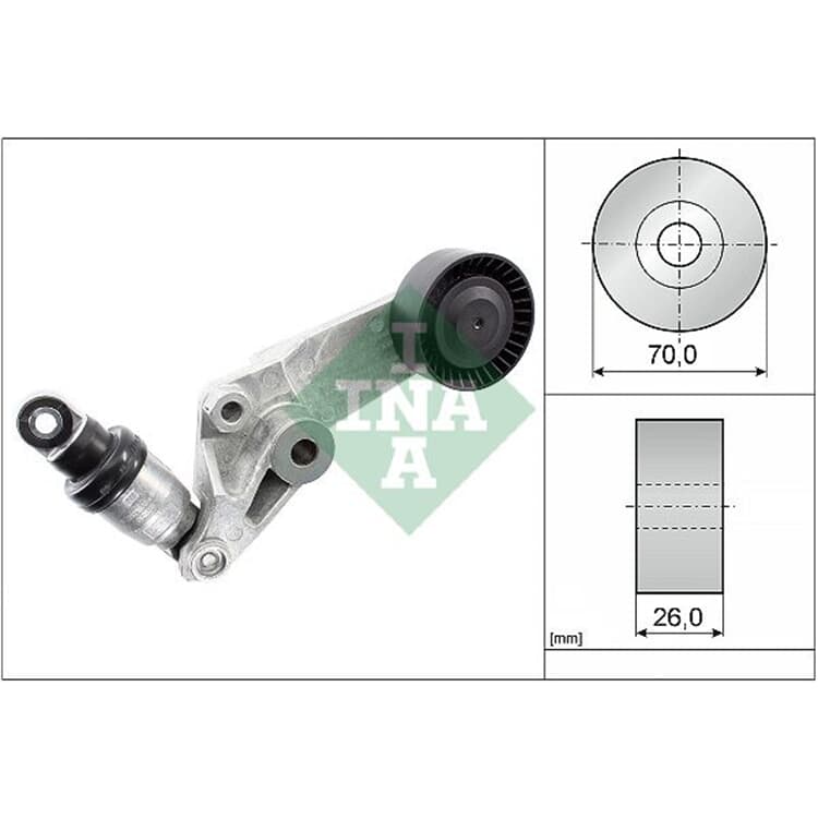 Ina Riemenspanner f?r Keilrippenriemen Toyota Auris Avensis Celica Corolla Mr Rav von INA