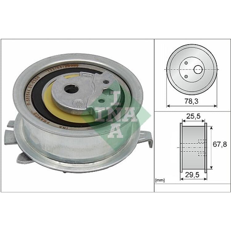 Ina Spannrolle f?r Zahnriemen Audi Seat Skoda VW von INA