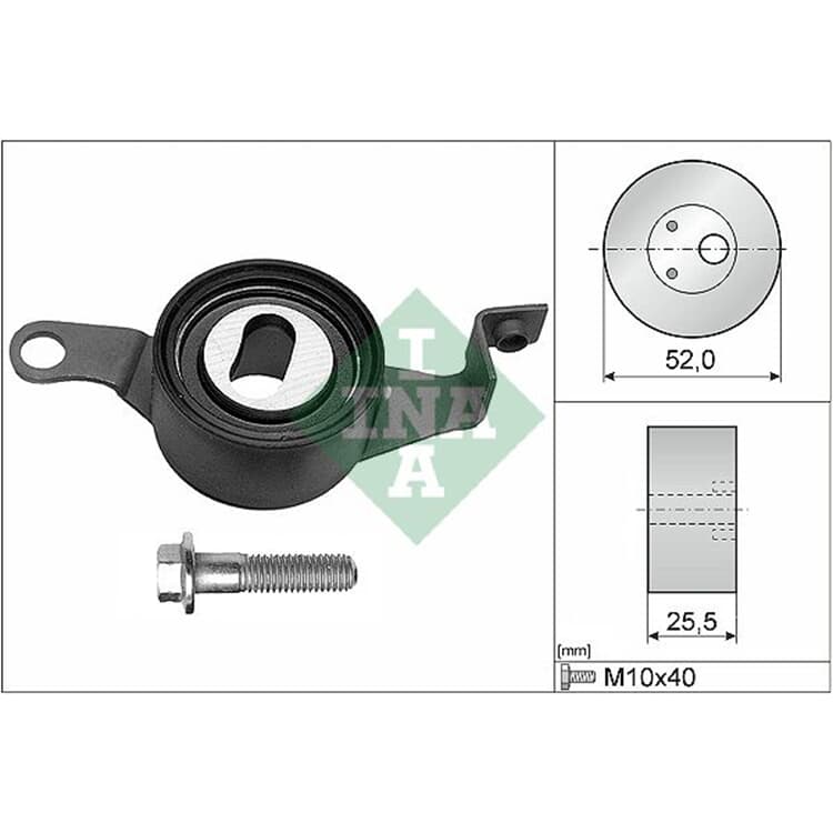 Ina Spannrolle f?r Zahnriemen Ford Courier Escort Fiesta Mondeo Mazda 121 von INA