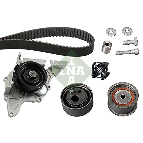 Wasserpumpe + Zahnriemensatz Kompatibel mit Audi A4 B5 8D2 Avant 8D5 A6 C4 4A2 4A5 C5 4B2 4B5 A8 D2 4D VW Passat 3B 1995-2005 von Autoteile Gocht von INA