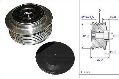 Schaeffler Ina Generatorfreilauf [Hersteller-Nr. 535010710] für Alfa Romeo, Fiat von Schaeffler INA