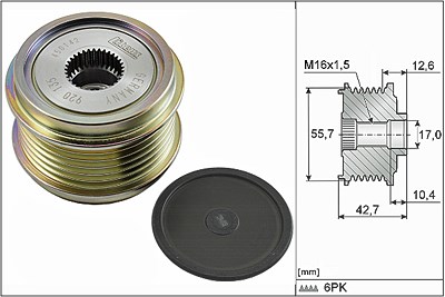 Schaeffler Ina Generatorfreilauf [Hersteller-Nr. 535027610] für Audi, Porsche, VW von Schaeffler INA