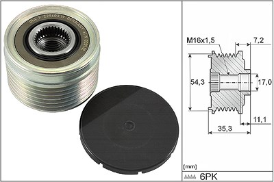 Schaeffler Ina Generatorfreilauf [Hersteller-Nr. 535003910] für Citroën, Fiat, Ford, Lancia, Mazda, Peugeot, Suzuki von Schaeffler INA