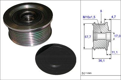 Schaeffler Ina Generatorfreilauf [Hersteller-Nr. 535009910] für Dodge von Schaeffler INA