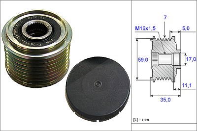 Schaeffler Ina Generatorfreilauf [Hersteller-Nr. 535015910] für Ford von Schaeffler INA