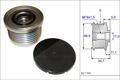 Schaeffler Ina Generatorfreilauf [Hersteller-Nr. 535008810] für Renault von Schaeffler INA