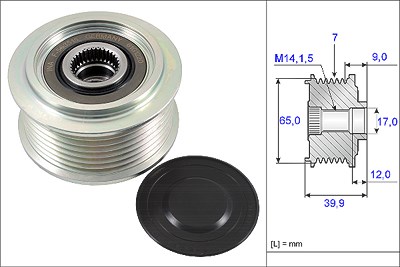 Schaeffler Ina Generatorfreilauf [Hersteller-Nr. 535022910] für Honda von Schaeffler INA