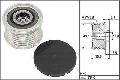 Schaeffler Ina Generatorfreilauf [Hersteller-Nr. 535034410] für Dacia, Fiat, Renault, Nissan von Schaeffler INA