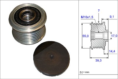 Schaeffler Ina Generatorfreilauf [Hersteller-Nr. 535014210] für Hyundai von Schaeffler INA