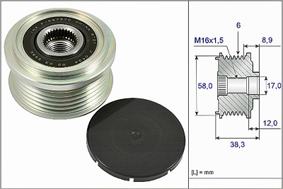 Schaeffler Ina Generatorfreilauf [Hersteller-Nr. 535026610] für Hyundai, Kia von Schaeffler INA