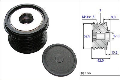 Schaeffler Ina Generatorfreilauf [Hersteller-Nr. 535020910] für Lexus, Toyota von Schaeffler INA