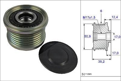 Schaeffler Ina Generatorfreilauf [Hersteller-Nr. 535024710] für Mazda von Schaeffler INA