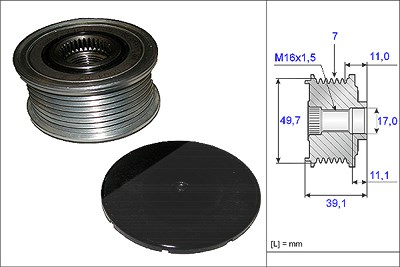 Schaeffler Ina Generatorfreilauf [Hersteller-Nr. 535008410] für Mercedes-Benz von Schaeffler INA