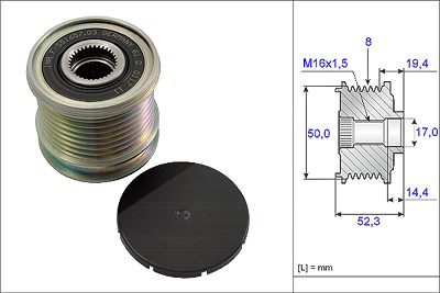 Schaeffler Ina Generatorfreilauf [Hersteller-Nr. 535011110] für Mercedes-Benz von Schaeffler INA