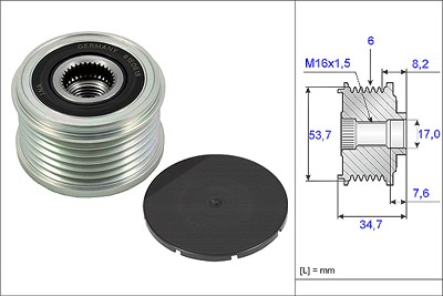 Schaeffler Ina Generatorfreilauf [Hersteller-Nr. 535022410] für Opel von Schaeffler INA