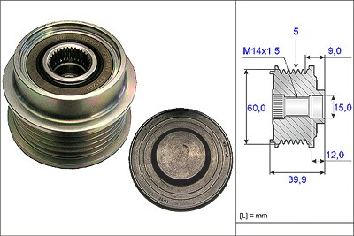 Schaeffler Ina Generatorfreilauf [Hersteller-Nr. 535018010] für Toyota von Schaeffler INA