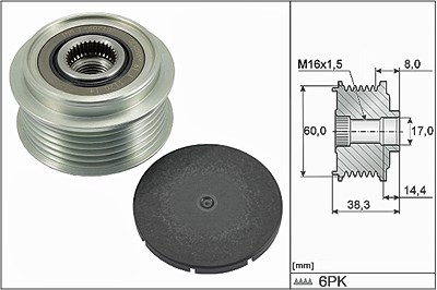 Schaeffler Ina Generatorfreilauf [Hersteller-Nr. 535028910] für Toyota von Schaeffler INA