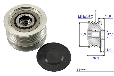 Schaeffler Ina Generatorfreilauf [Hersteller-Nr. 535011310] für VW von Schaeffler INA