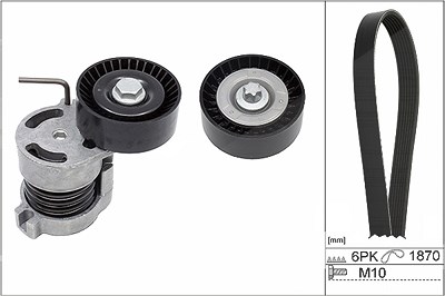 Schaeffler Ina Keilrippenriemensatz [Hersteller-Nr. 529004410] für BMW von Schaeffler INA