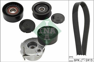 Schaeffler Ina Keilrippenriemensatz [Hersteller-Nr. 529048410] für Audi, Porsche von Schaeffler INA