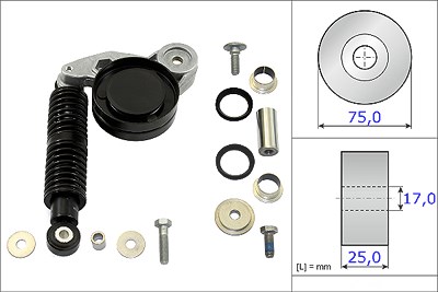 Schaeffler Ina Reparatursatz, Spannarm-Keilrippenriemen [Hersteller-Nr. 533011810] für Audi, Skoda, VW von Schaeffler INA