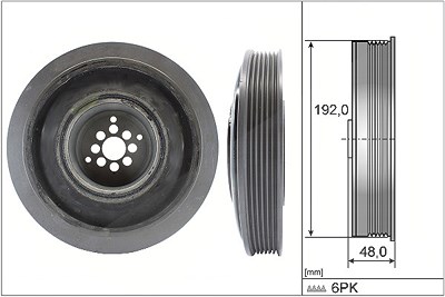 Schaeffler Ina Riemenscheibe, Kurbelwelle [Hersteller-Nr. 544010210] für Audi, VW von Schaeffler INA