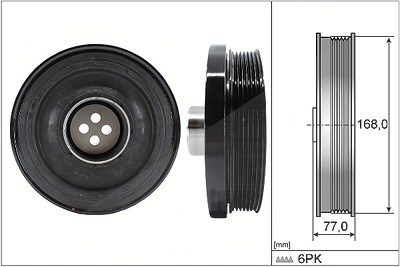 Schaeffler Ina Riemenscheibe, Kurbelwelle [Hersteller-Nr. 544013010] für BMW von Schaeffler INA