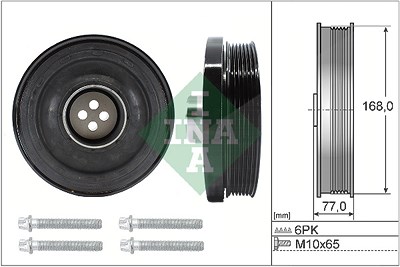 Schaeffler Ina Riemenscheibensatz, Kurbelwelle [Hersteller-Nr. 544013020] für BMW von Schaeffler INA