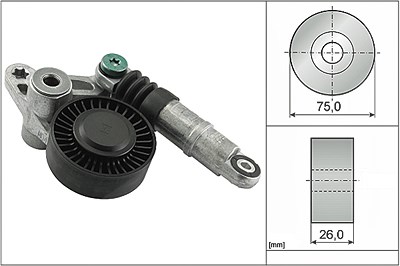 Schaeffler Ina Riemenspanner, Keilrippenriemen [Hersteller-Nr. 534009810] für Audi von Schaeffler INA